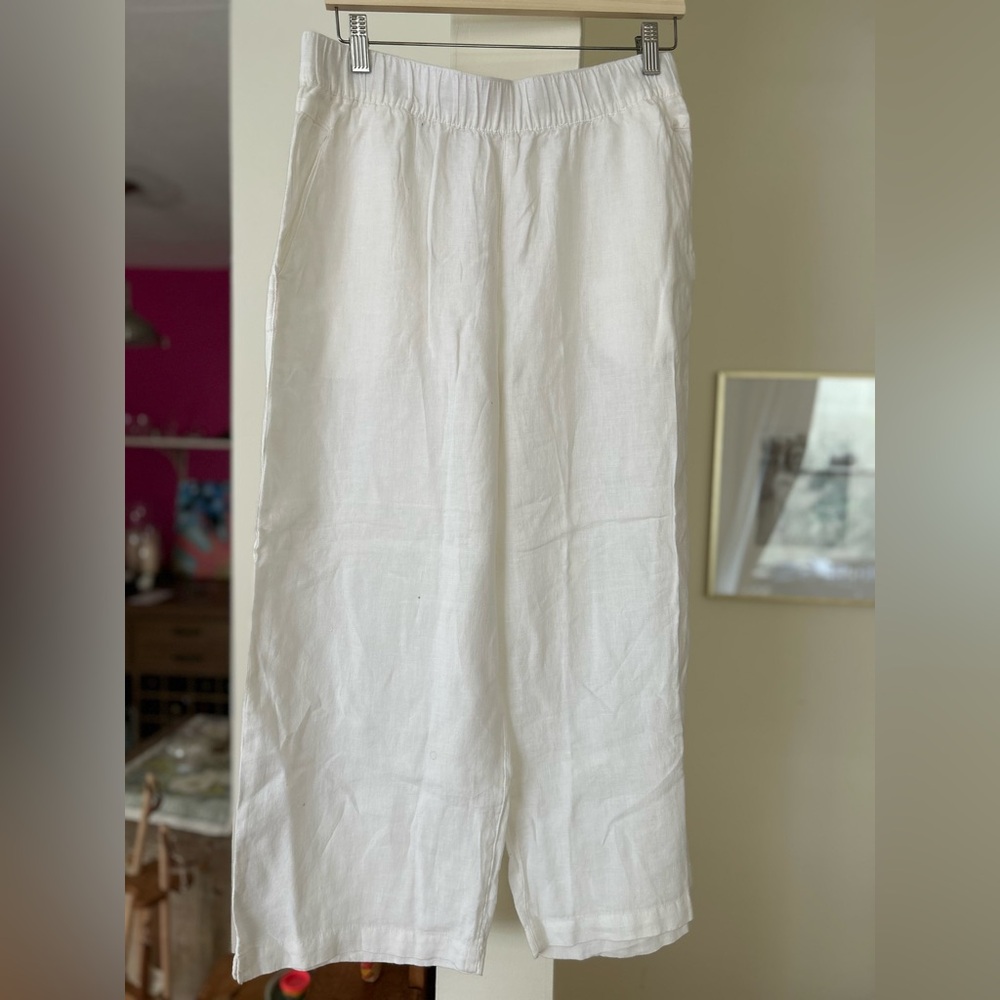 Cynthia Rowley white Linen Pants